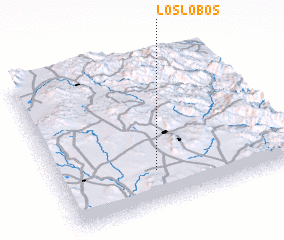 3d view of Los Lobos