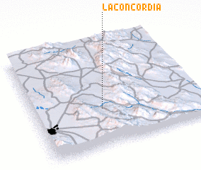 3d view of La Concordia