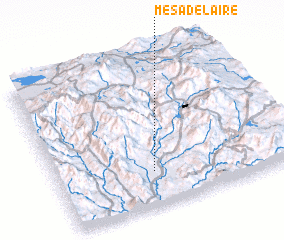 3d view of Mesa del Aire