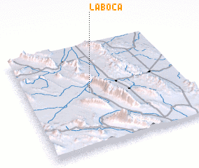 3d view of La Boca