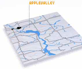 3d view of Apple Valley