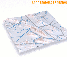 3d view of La Presa de los Fresnos