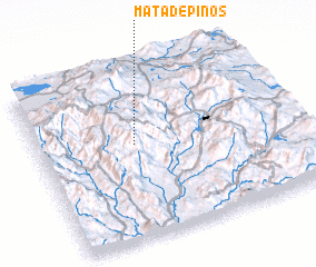 3d view of Mata de Pinos