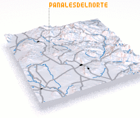 3d view of Panales del Norte