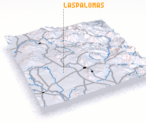 3d view of Las Palomas