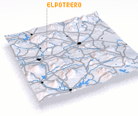 3d view of El Potrero