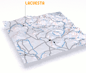 3d view of La Cuesta