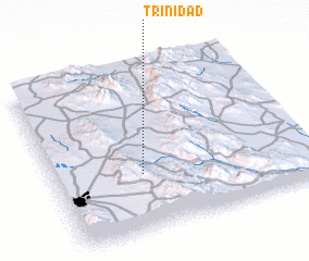 3d view of Trinidad