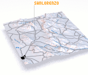 3d view of San Lorenzo