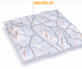 3d view of San Carlos