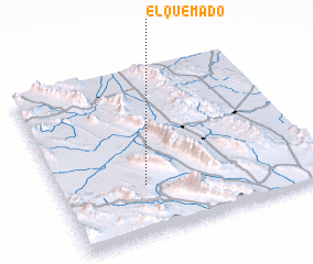 3d view of El Quemado