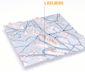 3d view of Los Lirios