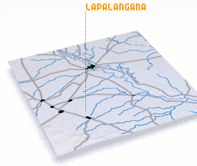 3d view of La Palangana