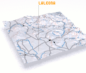 3d view of La Leona