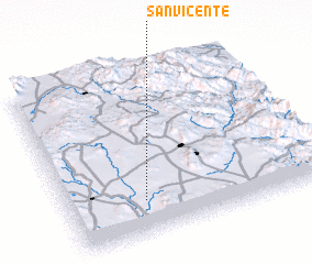 3d view of San Vicente