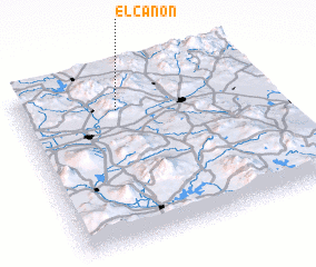 3d view of El Cañón