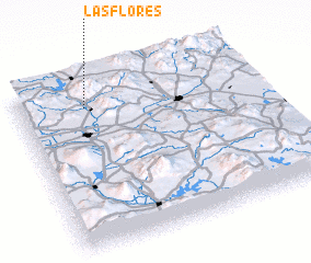 3d view of Las Flores