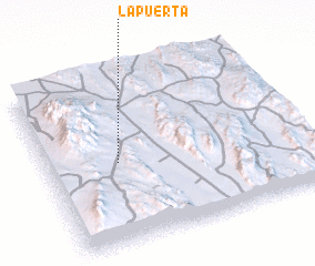 3d view of La Puerta