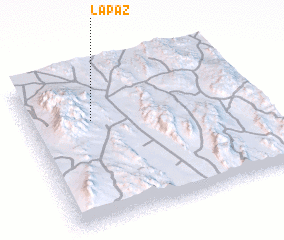 3d view of La Paz