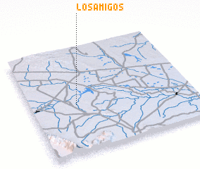 3d view of Los Amigos