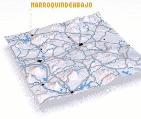 3d view of Marroquin de Abajo