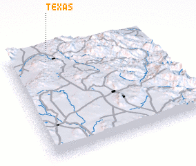 3d view of Texas