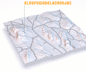 3d view of El Refugio de las Monjas