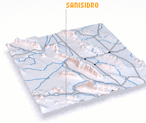 3d view of San Isidro