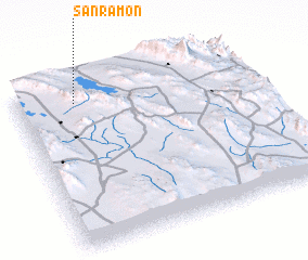 3d view of San Ramón