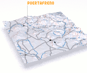 3d view of Puerta Freno