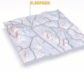 3d view of El Refugio