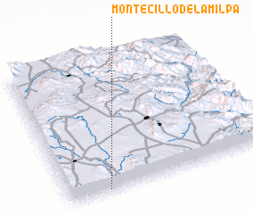 3d view of Montecillo de la Milpa