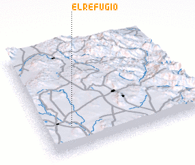 3d view of El Refugio