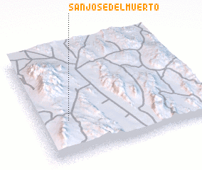 3d view of San Josédel Muerto