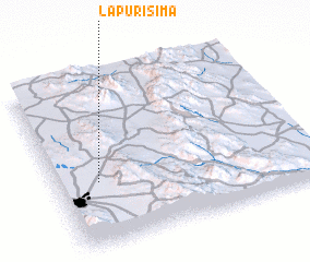 3d view of La Purísima