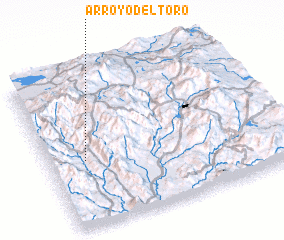 3d view of Arroyo del Toro