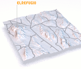 3d view of El Refugio