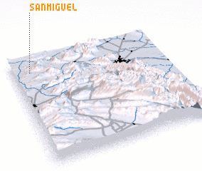 3d view of San Miguel