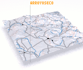 3d view of Arroyo Seco