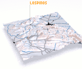 3d view of Los Pinos