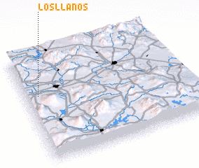 3d view of Los Llanos