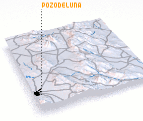 3d view of Pozo de Luna