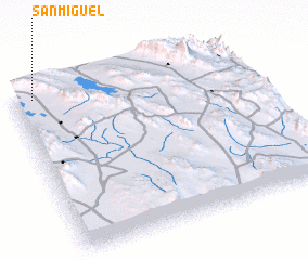 3d view of San Miguel