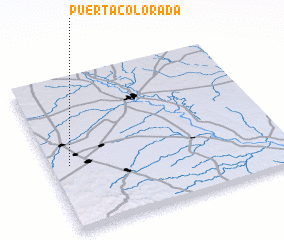 3d view of Puerta Colorada