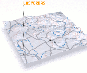 3d view of Las Yerbas