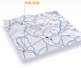 3d view of Río Laja