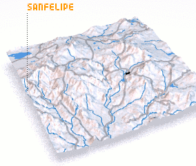 3d view of San Felipe