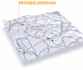 3d view of Presa de las Monjas