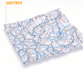 3d view of Santa Fé