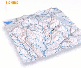 3d view of La Mina